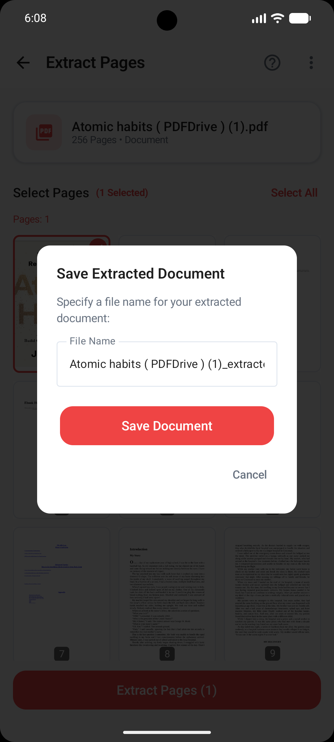 Extract Pages