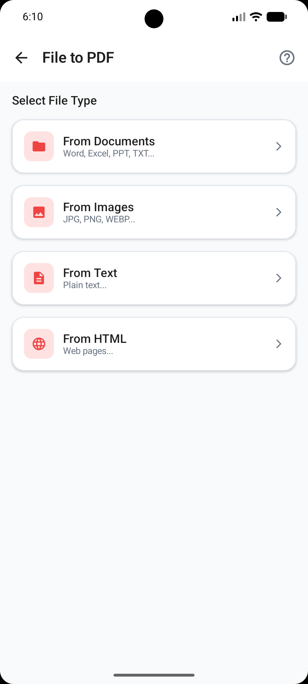 File to PDF